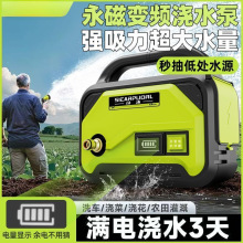 款充电式抽水泵菜园灌溉自吸浇菜泵家用小型农田锂电池抽水机批发