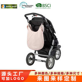 批发百搭斜挎包女大容量妈咪单肩包买菜购物袋防水婴儿车可挂