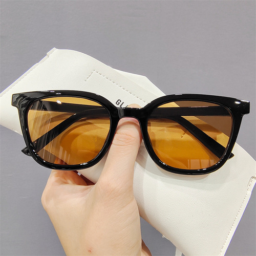  New Trendy Sun Protection Sunglasses Korean Version Ins Internet Celebrity Same Style Sunglasses Retro Small Frame Sunglasses