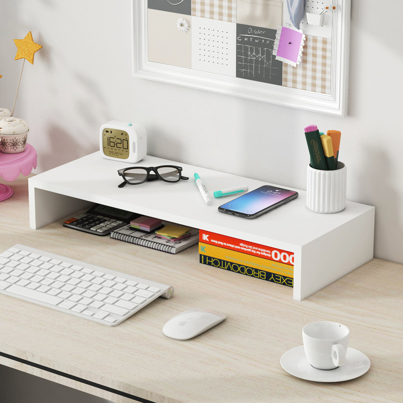 Computer Elevated Stand, Laptop Stand, Office Desk Organizer, Desktop Monitor Screen Base Riser