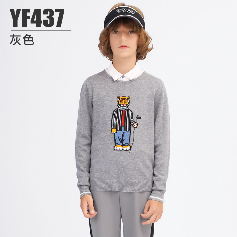Yf437-áo len màu xám