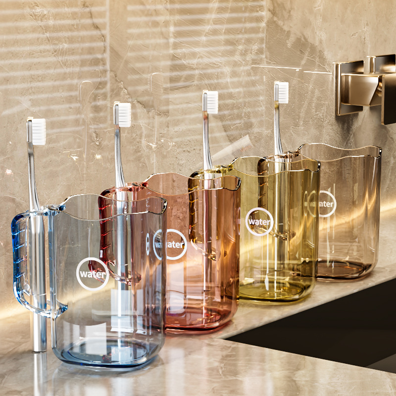 Munsköljsglas för par och studenter estetisk badrumsmugg_voghion.com