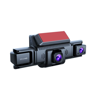 New cross-border model four-camera 1080P dashcam with high-definition night vision, wide-angle, WiFi connection, and four-lens car DVR (Driving recorder) - xc401-triple-recording-wifi-without-rear-camera