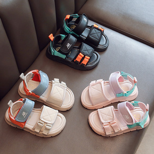 Boys Sports Sandals 2025 Summer New Large Children's Lightweight Casual Women's Shoes Korean-style Lightweight Baby Sandals