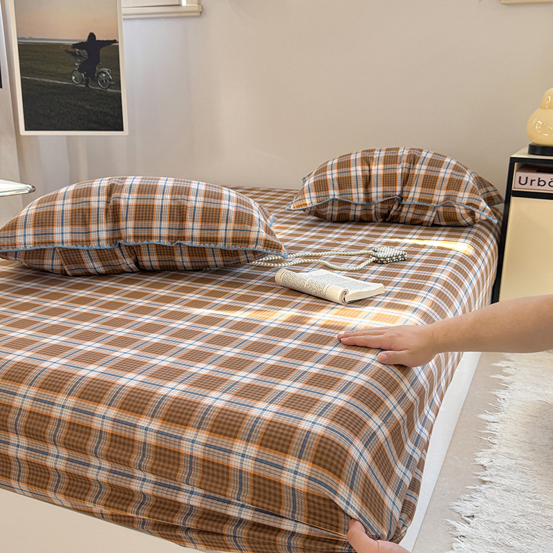 2025 nueva funda de cama de algodón de una sola pieza funda de cama de algodón 2025 nueva funda de protección de colchón funda de cama todo incluido para cama individual