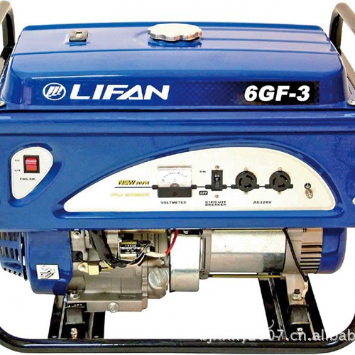 供应力帆小型汽油发电机组 6GF2-3         6KW  380V 双电压