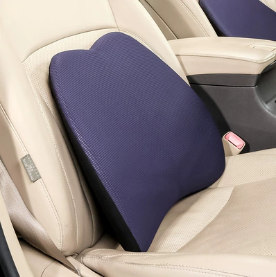 U-Shaped Car Headrest, Car Memory — Headrest - p156-blue-lumbar-support
