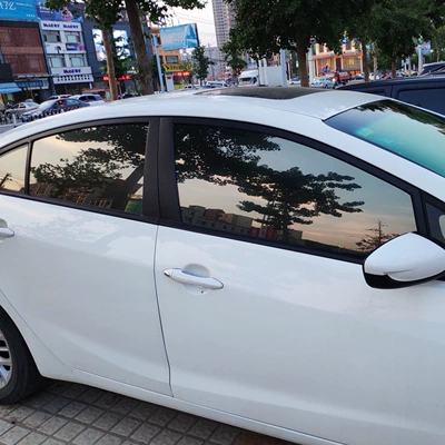 Automotive Film film, UV sun protection - suitable-for-cars-side-rear-window-4-side-windows-pre-cut-high-thermal-insulation-reflective-black-high-concealment
