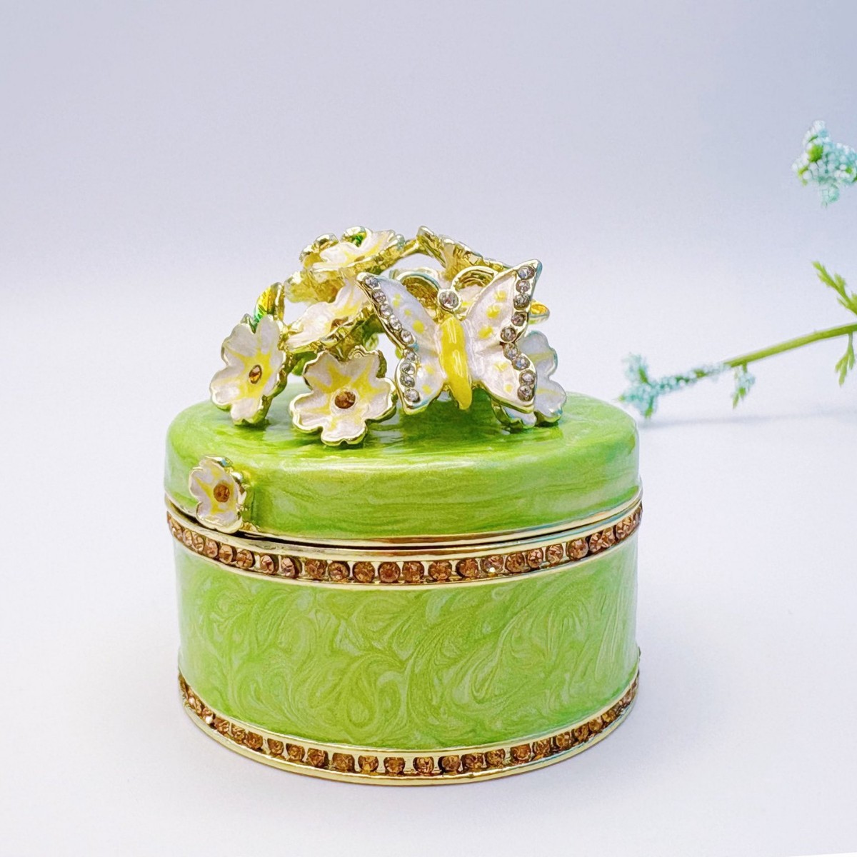 Alhajero Organizador de Joyas de Aleación de Zinc para Regalo de Cumpleaños image 4