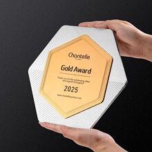 2025新款高端金属铝合金授权牌牌匾定制定做加盟代理年会颁奖