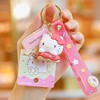 Hello kitty, cartoon cute backpack accessory, keychain, decorations, car keys with zipper