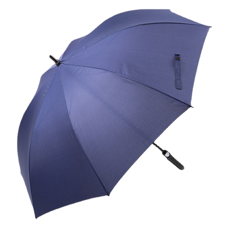 Long handle straight rod 27-inch carbon fiber double automatic sun umbrella men's business golf umbrella car logo advertising umbrella