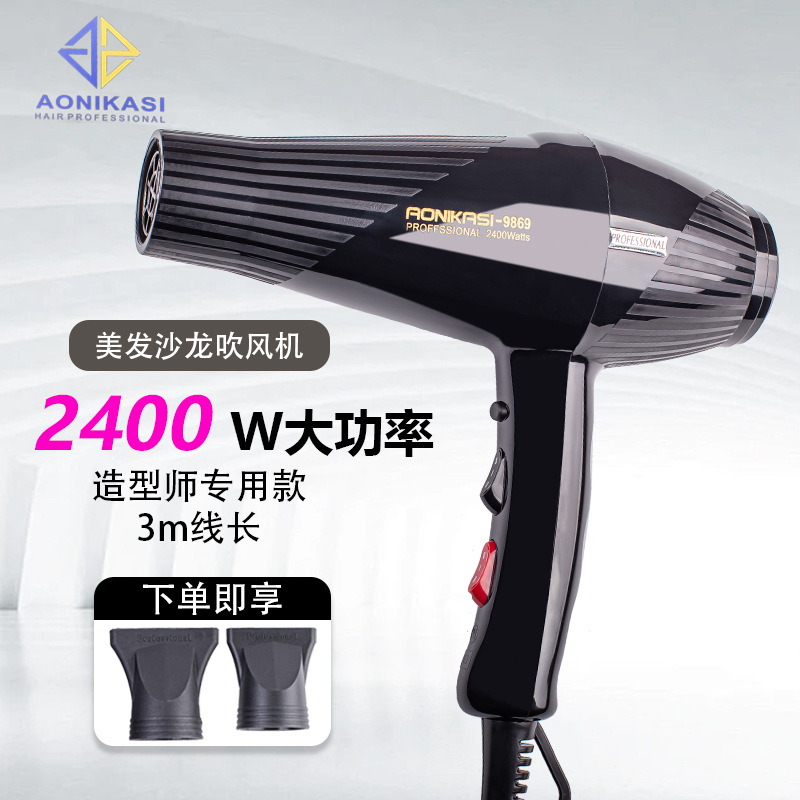 9869 Professional Salon-Grade Hair Dryer for Home Use, Hair Care, Quick-Drying, Powerful, High-Power Hair Dryer for Hair Salons