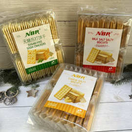 众星奶盐木糖醇苏打饼干358g袋装咸味饼干无蔗糖添加梳打饼干