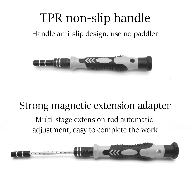 115PCS juego de destornilladores multiusos multifuncionales para el hogar, reparación profesional y desmontaje de computadoras, herramienta de destornillador