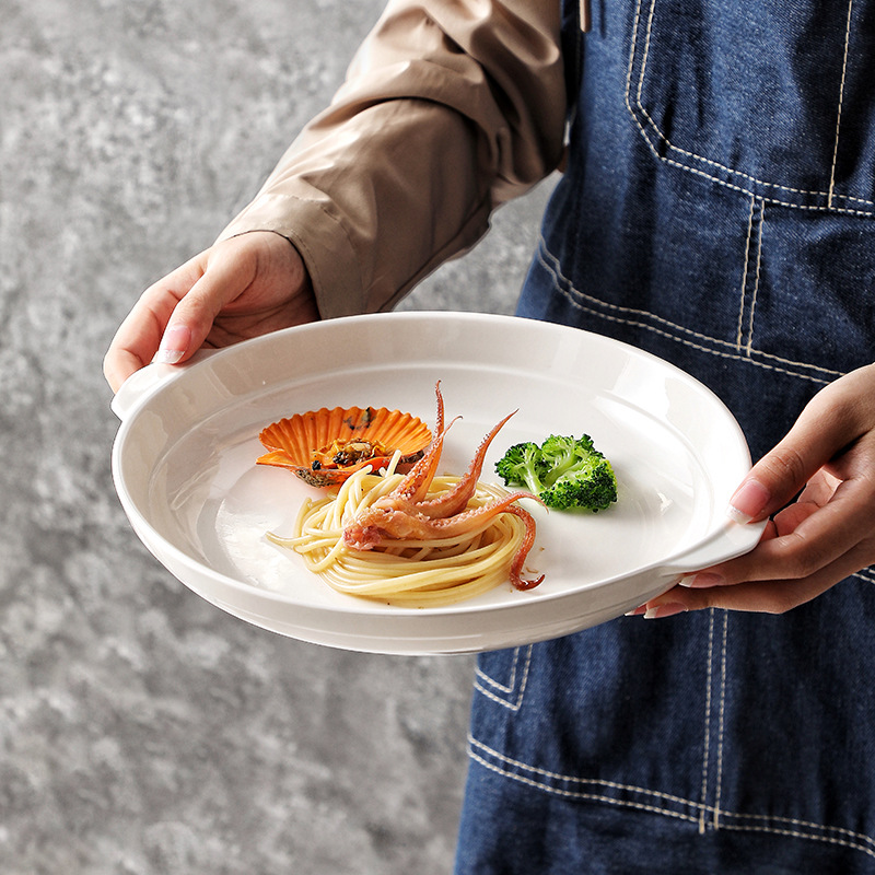 Platos de cerámica de hotel platos de platos de carne de platos de platos
