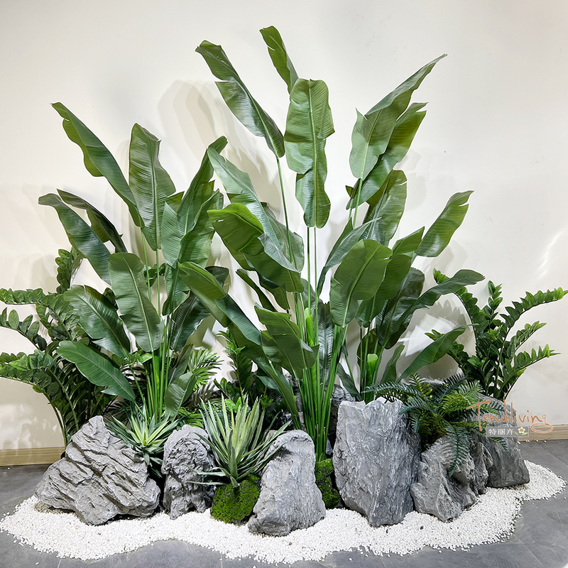 New Large Floor-Standing Green Plant Potted Plant for Indoor Tropical Rainforest Landscaping Decoration New Large Floor-Standing Green Plant Potted Plant for Indoor Tropical Rainforest Landscaping Decoration