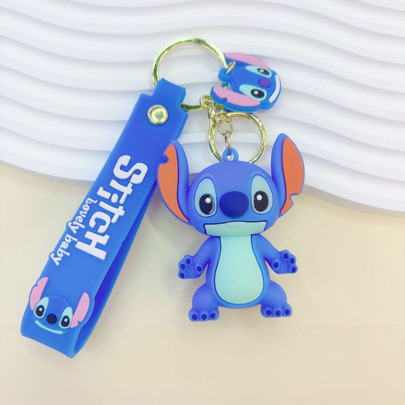 新しいリロとスティッチ PVC キーホルダー漫画スティッチペンダント装飾品かわいい小さなギフト卸売|undefined