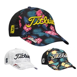 Golf Hats for Men and Women, Fashionable Embroidered Maple Leaf Caps, Golf Breathable Quick-Drying Hats, Sports Sun Hats