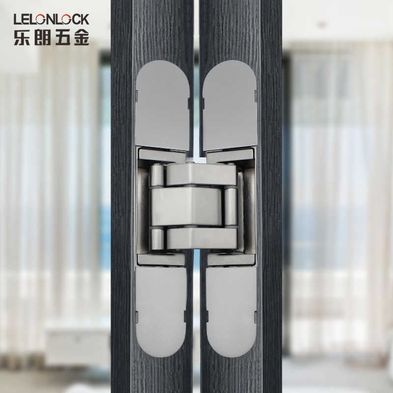 Personalizada 3D puerta invisible ajustable bisagra oscura 40KG puerta plegable oculta bisagra puerta de madera sólida bisagra especial puerta oscura