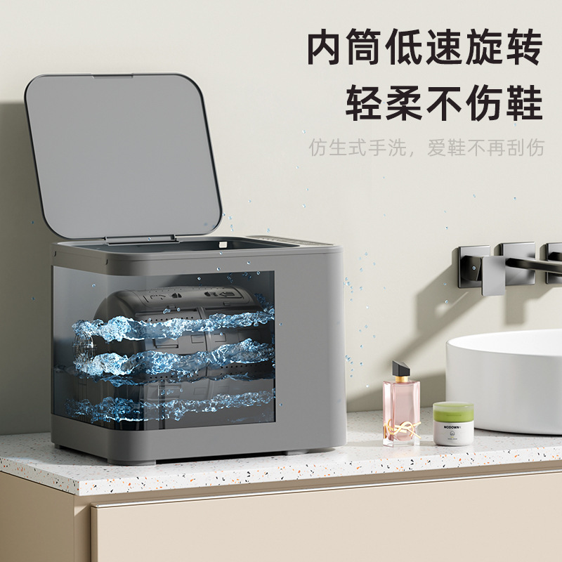 Gerning シャン半自動靴洗濯機、靴洗い機、小型洗濯機、寮靴洗い機、家庭用靴洗い機、怠け者用アーティファクト|undefined