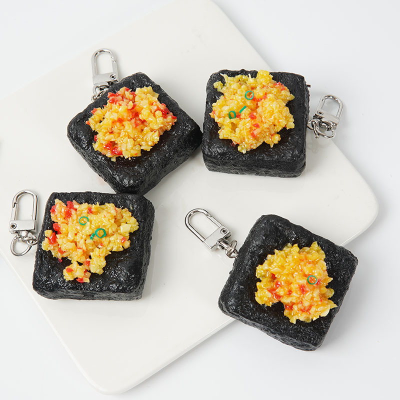 擬似食品にんにく蓉臭豆腐のキーホルダー|undefined