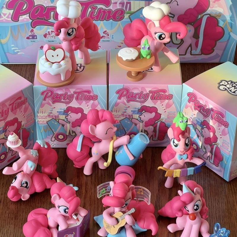Набор минифигурок «Rainbow pony», капсульная игрушка 9 предметов, коллекция Pinkie Pie для дня рождения
