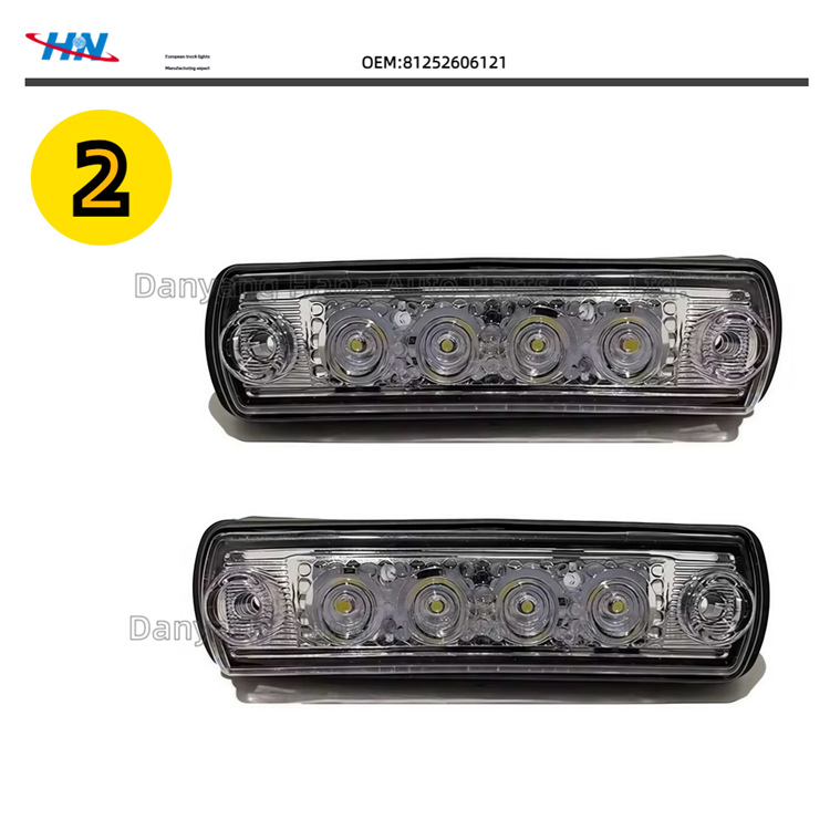 Lámpara de parasol LED 81252606121 Adecuado para luces de alto rendimiento de automóviles Manka, luces de señal ámbar, luces pequeñas
