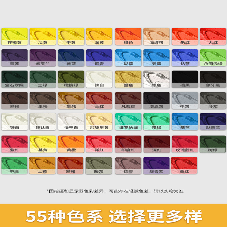 Wensha Newton oil painting pigment 170ml large capacity set single complementary color black, red, w