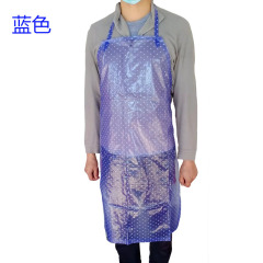 PVC waterproof apron with round dots, oil-resistant and wear-resistant, thickened, multi-color, oil-proof plastic apron, transparent apron, factory wholesale