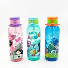 外贸款PS/AS自带背肩带的吸管杯户外运动健身儿童学生孕妇水杯