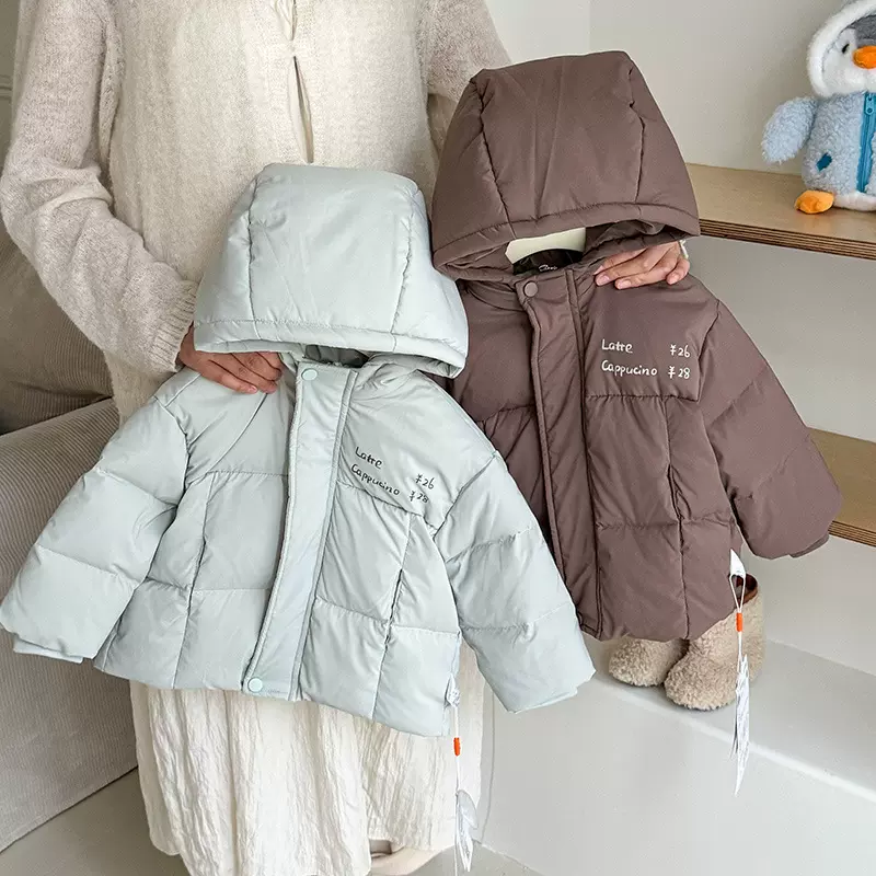 男童羽绒服冬装宝宝加厚羽绒外套婴幼儿衣服中长款连帽外出服 a类