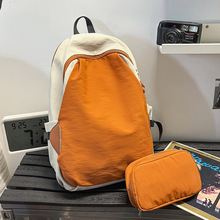 复古双肩包女时尚新款轻便大容量休闲旅行学生书包男生电脑背包潮