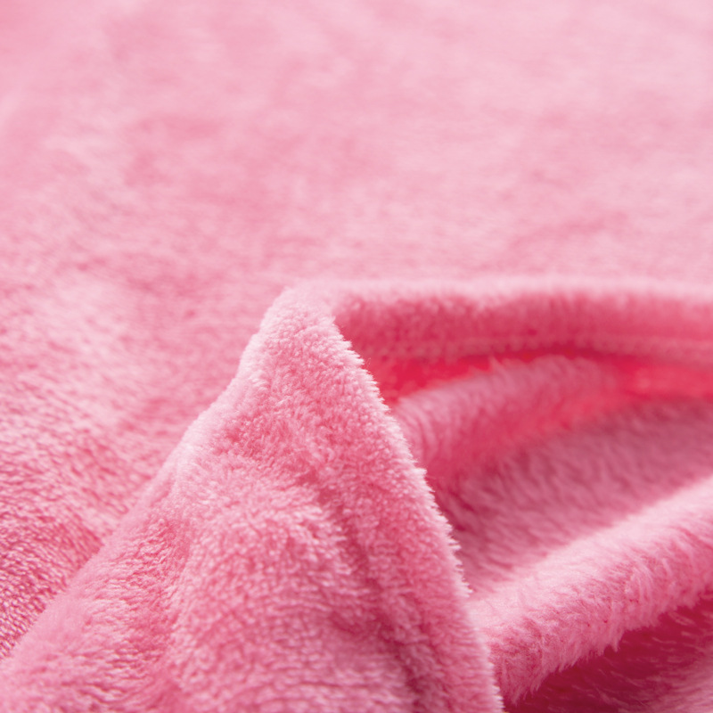 Solid Color Blanket Flannel Gift Blanket White Black Blanket Single Sheet Cover Blanket Foreign Trade Coral Fleece Blanket Wholesale