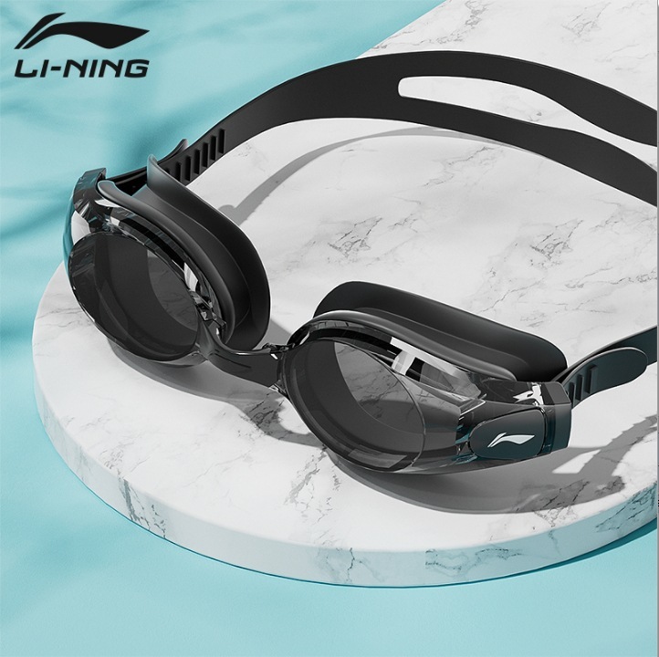 Li Ning 水泳ゴーグル水泳メガネ HD 防水防曇プロフェッショナル水泳ゴーグル近視男性と女性のユニバーサル水着|undefined