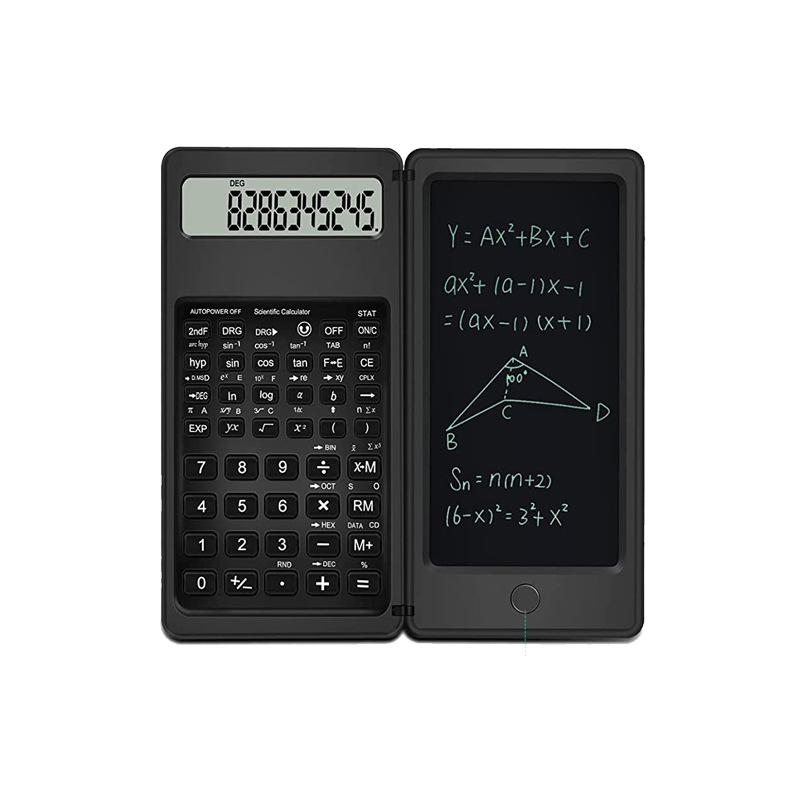 Nuevo S9 calculadora científica escritura a mano estudiante Oficina portátil función LCD plegable calculadora regalo