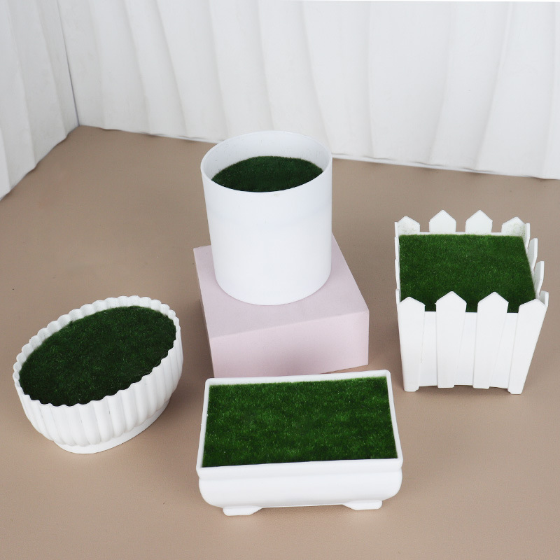 现货仿真花盆耐腐蚀注塑工艺酒店商场家庭园艺装饰品办公室花盆