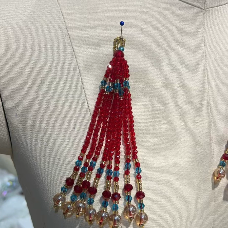 Китайский стиль шоу Henfu Hanfu Crystal Аксессуары Аксессуары ручной работы из бисера