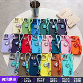 仿原2.0苹果iPhone16手机壳14指环防摔15Promax手绳带亚马逊同款