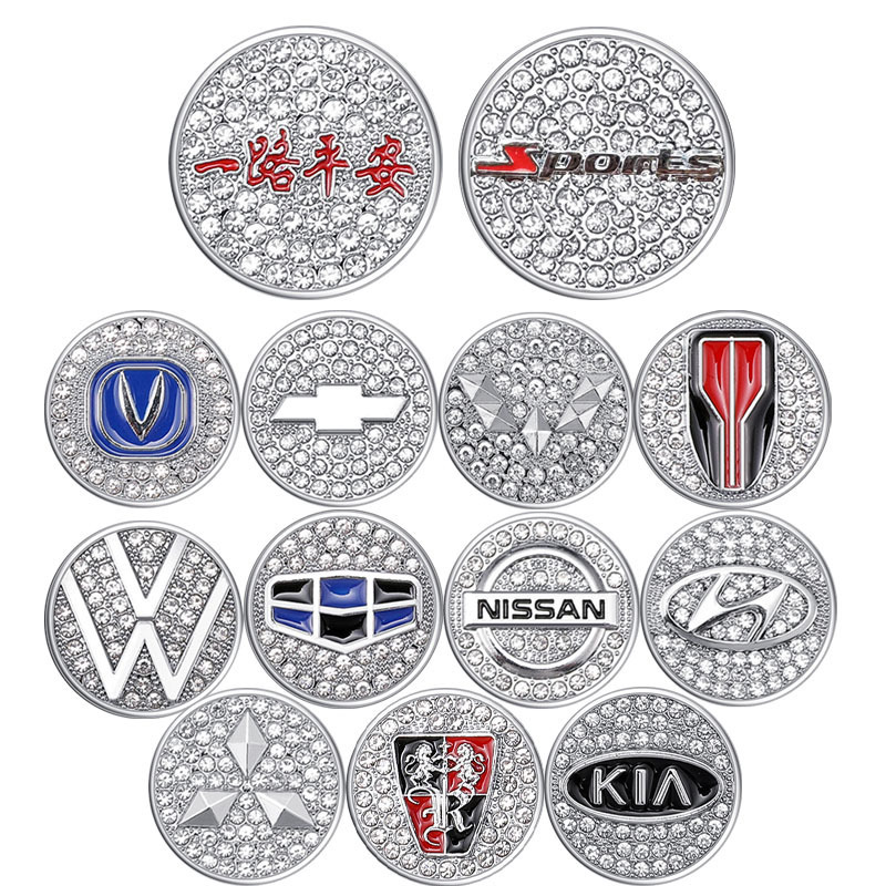 Cross-Border Car One-Button Start Button Diamond Ring Decorative Ring Car Logo Diamond Logo Crystal Ignition Ring Sticker Interior Supplies Cross-Border Car One-Button Start Button Diamond Ring Decorative Ring Car Logo Diamond Logo Crystal Ignition Ring Sticker Interior Supplies