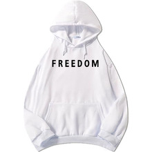 Charlie Kirk Freedom Letter Print Hoodies Fashion Unisex Set