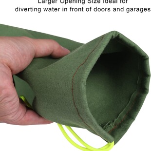Flood control sandbag thickened reusable absorbent long canvas sandbag for garage flood control waterproof sandbag