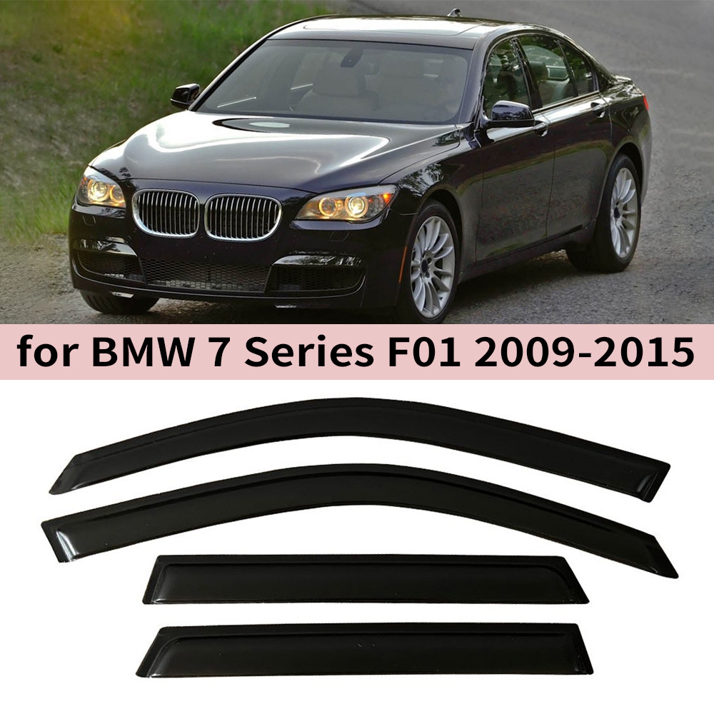 BMW Window Visor for BMW 7 Series F01 Short Wheelbase 2009-2015 (Rain shield) - for-7-series-f01-short-wheelbase-2009-20154pcs