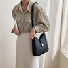 Advanced retro capacious one-shoulder bag, polyurethane fashionable shoulder bag, custom made, high-end