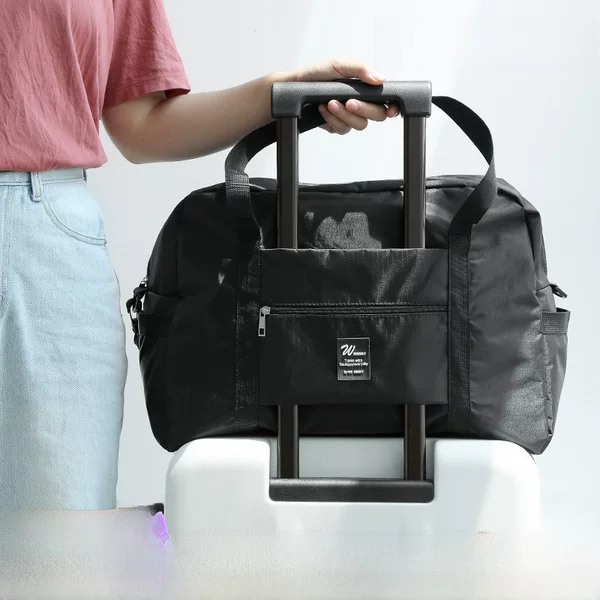Folding Travel Bag Cover, Suitcase, Hand Luggage Bag, Thickened Waterproof Large-Capacity Portable Clothing Storage Bag for Business Trips