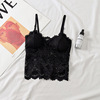 Summer long lace top with cups solar-powered, protective underware, tube top, bra top, ultra thin breathable wireless bra