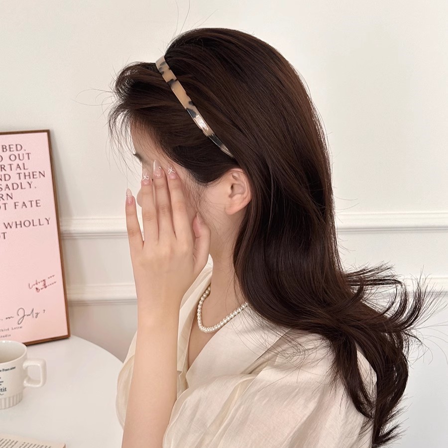 Francoska vrhunska zvezda z enakimi očali, naglavni trak 2024, novi dodatki za lase, ocetna kislina, naglavni trak, temperament, preprosta ženska lasnica_voghion.com