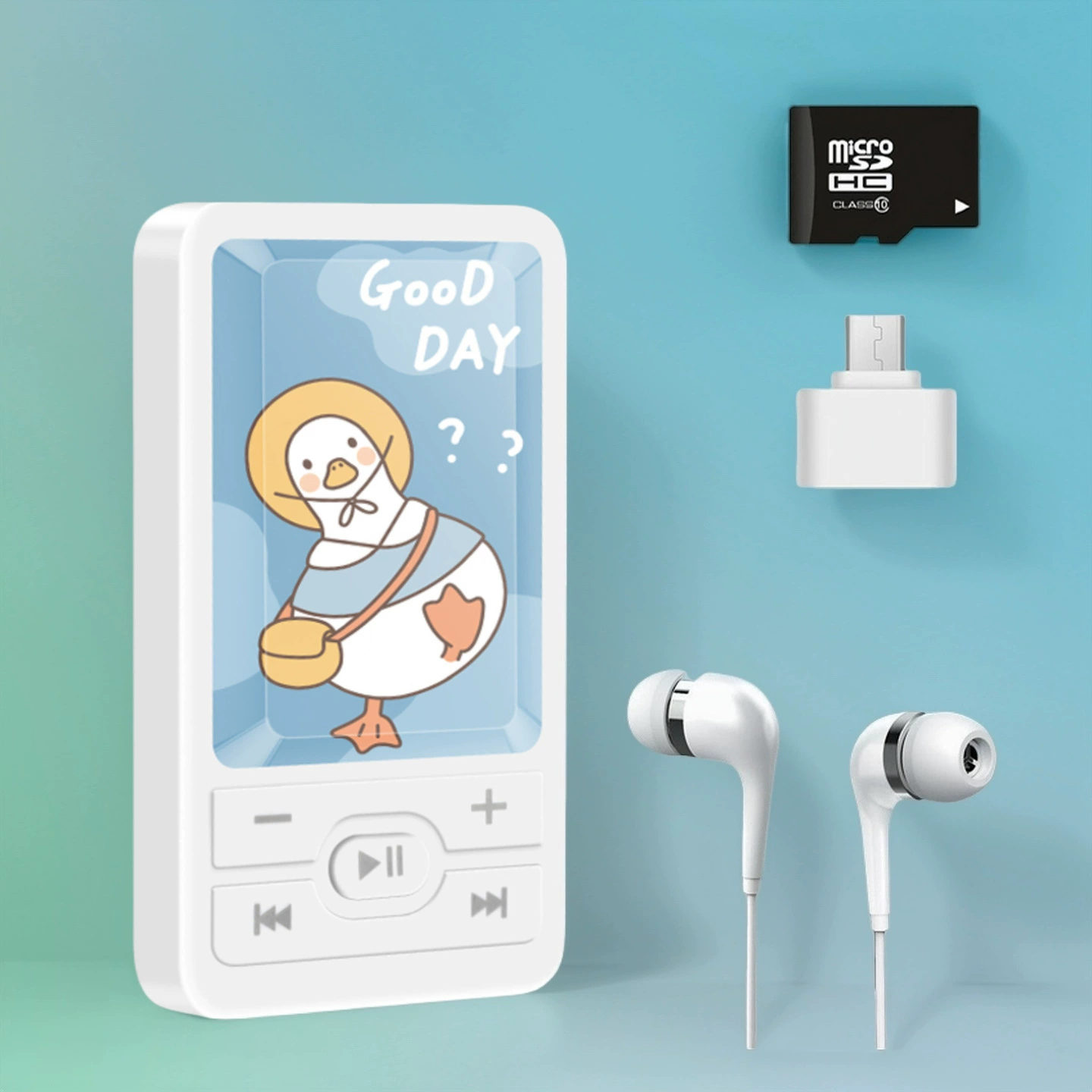 Образовательный MP3-плеер A1 для детей, мультяшный дизайн, слот под карту и наушники, варианты 4–64 ГБ