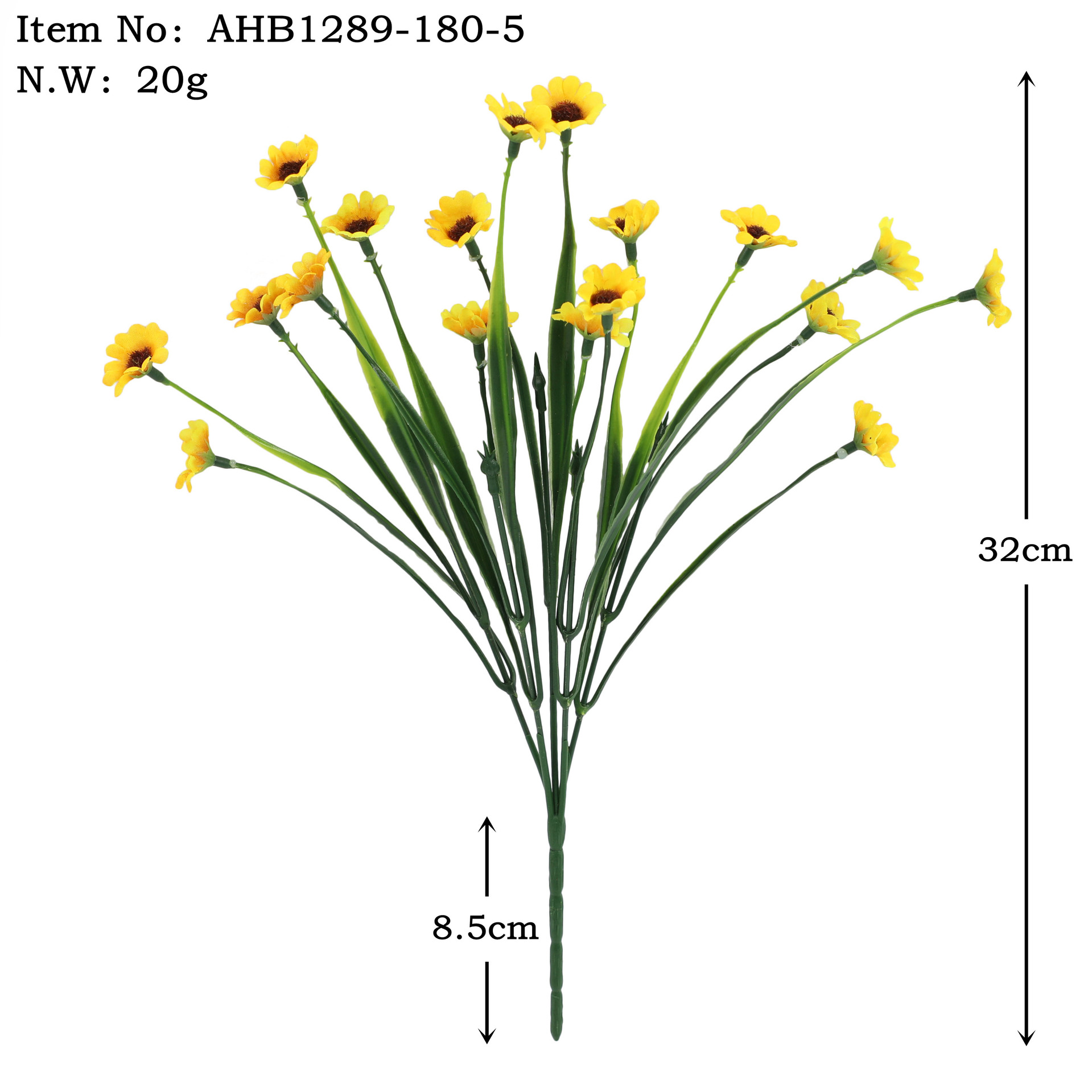 AHB1289-180-5 Five-Headed Spring Grass Small Sunflower