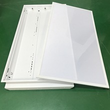 led新款非标格栅灯盘 吊装嵌入式有机片灯盘 应急T8/T5胶片灯盘